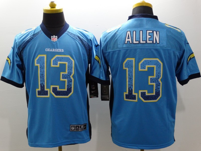 Men's Los Angeles Chargers Keenan Allen #13 Blue Jersey